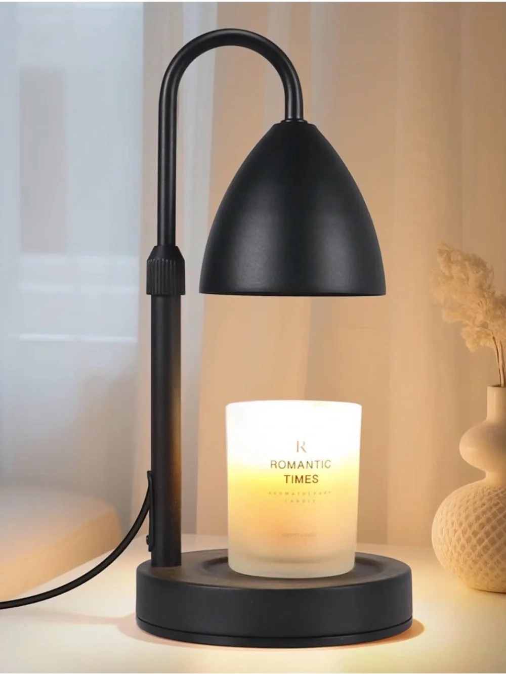 Dimmable Black Candle Lamp - Brand